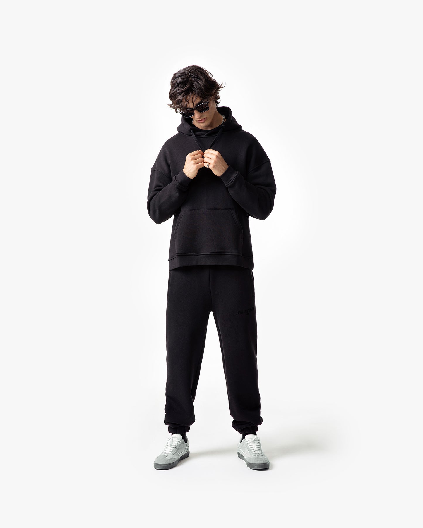 Sweatpants logo classic Noir