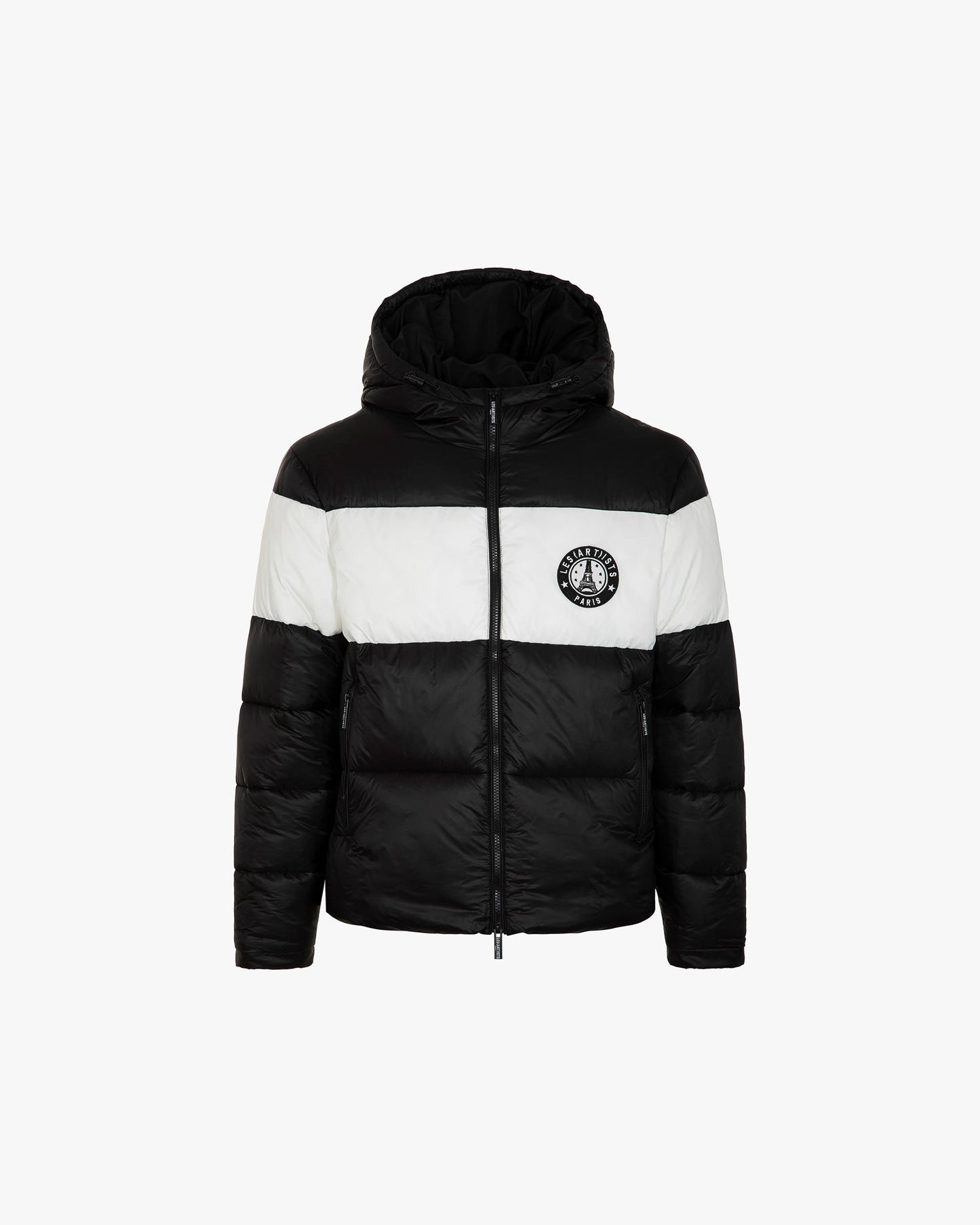 Down Jacket logo Paris Black