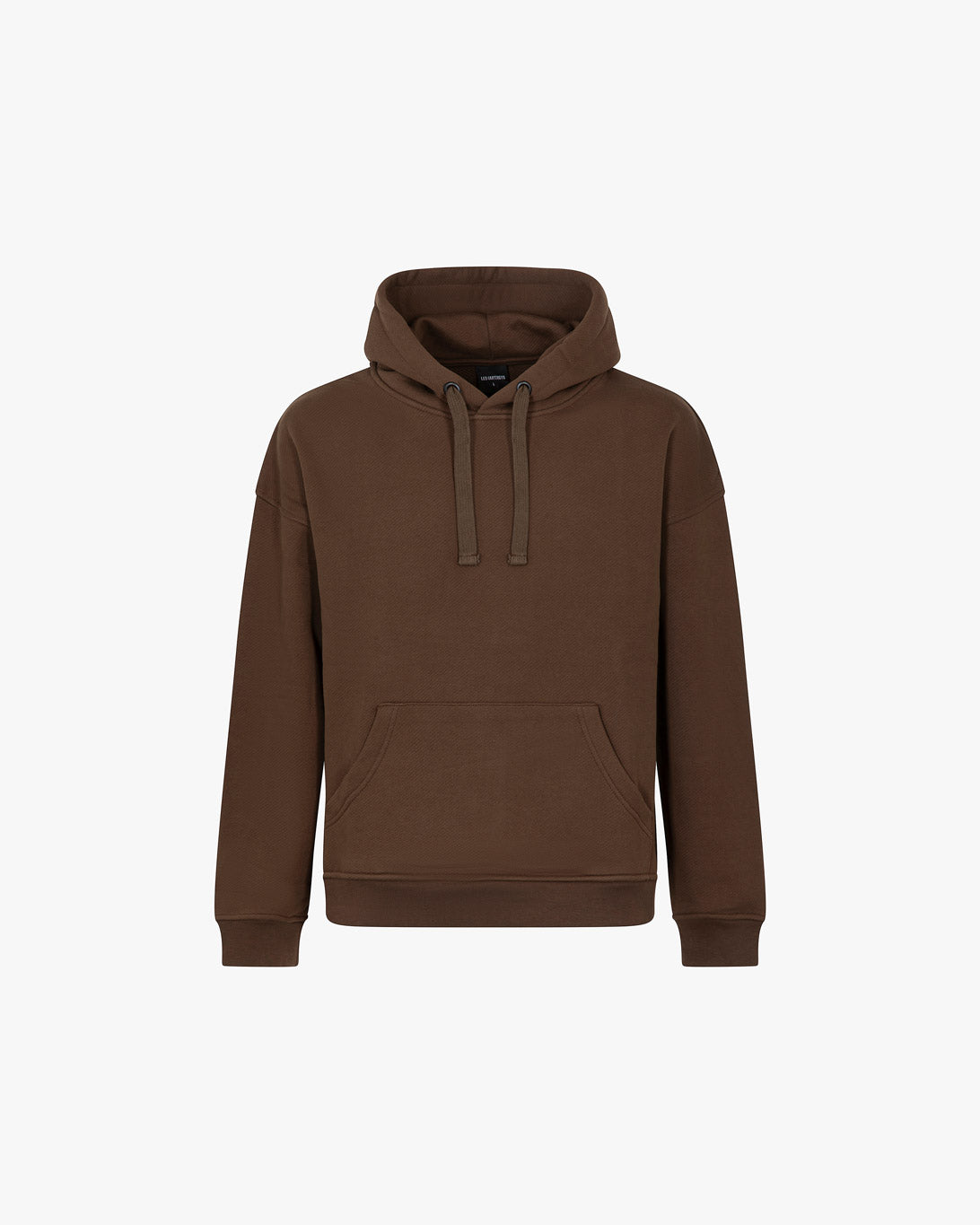 Sweat-shirt logo classique flock Marron