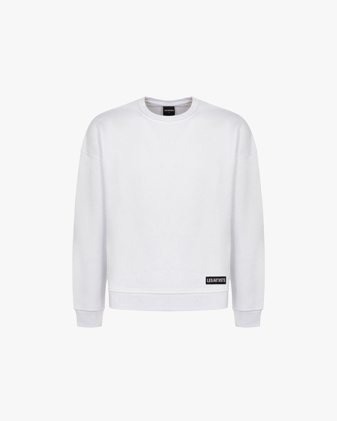 Sweat-shirt logo classique flock Blanche