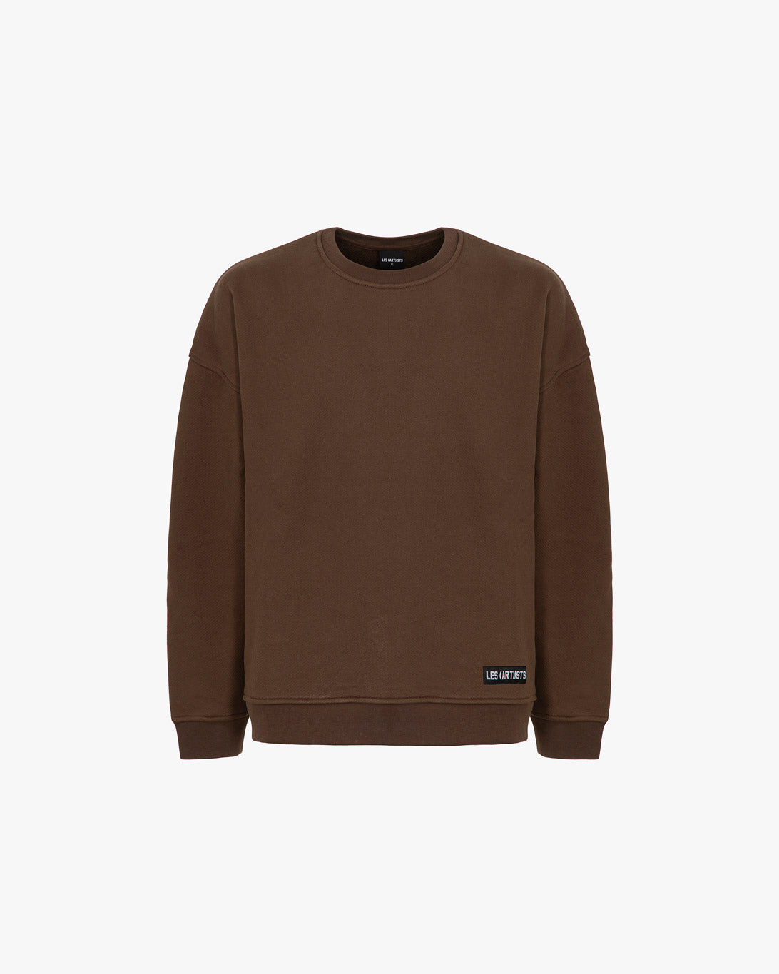 Crewneck logo classic flock Brown