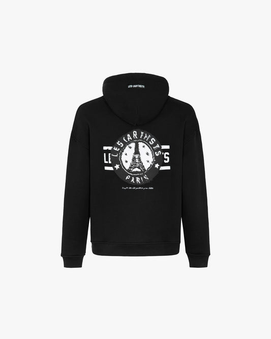 Sweat-shirt logo Paris Noir