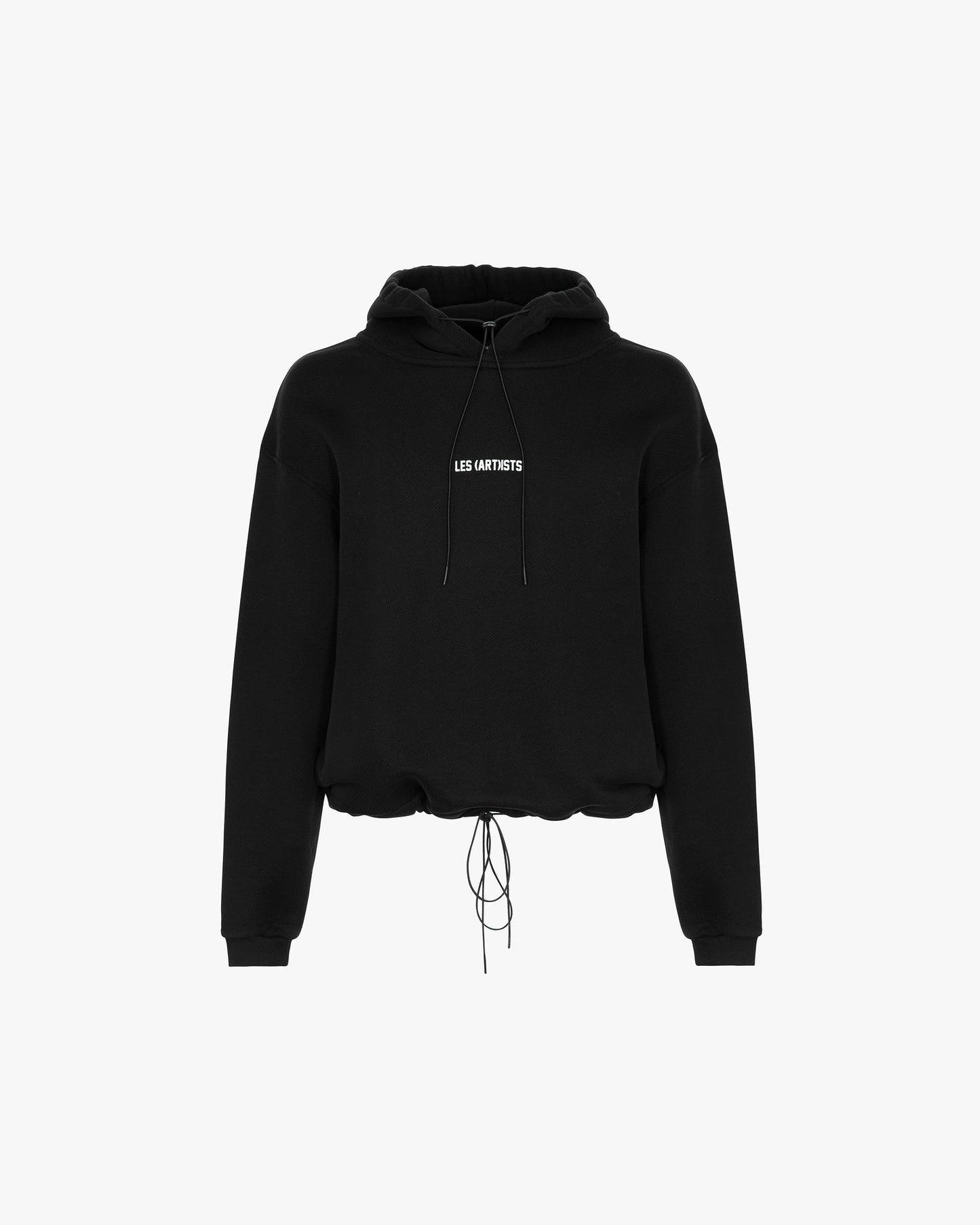 Hoodie logo classic lace Black