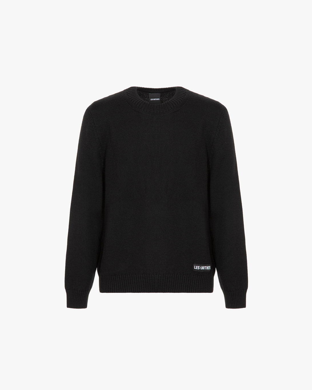 Jacquard sweater logo classic Black