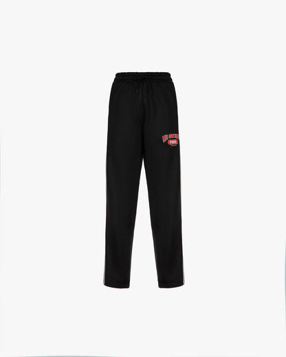 Sweatpants logo red Black