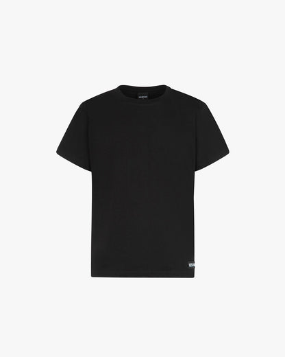 T-shirt m/m logo classique flock Noir