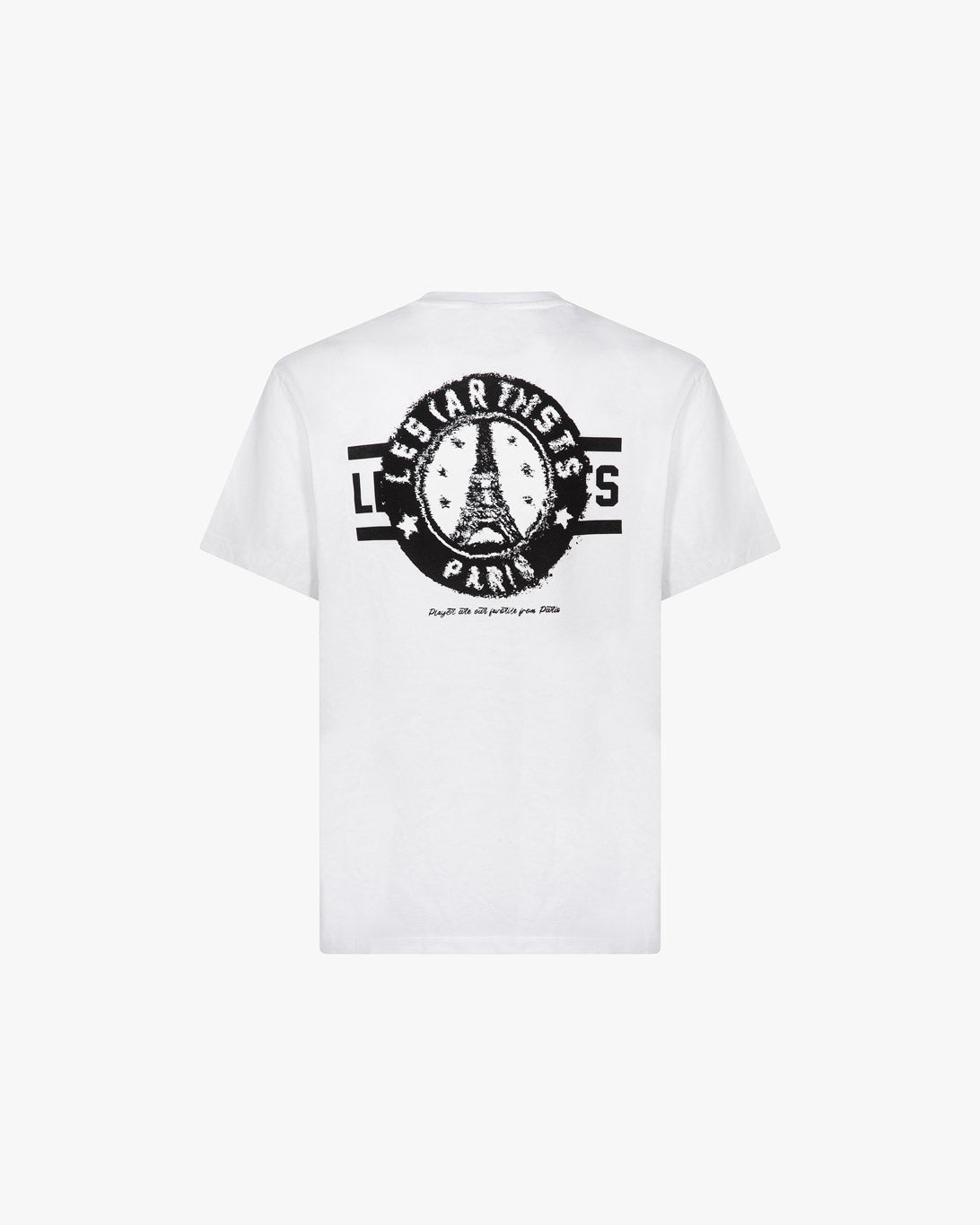 T-shirt m/m logo Paris White