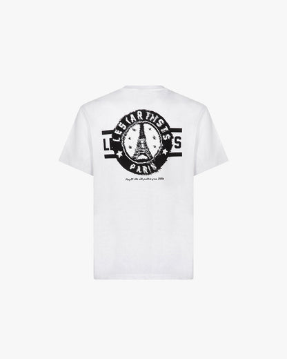 T-shirt m/m logo Paris White