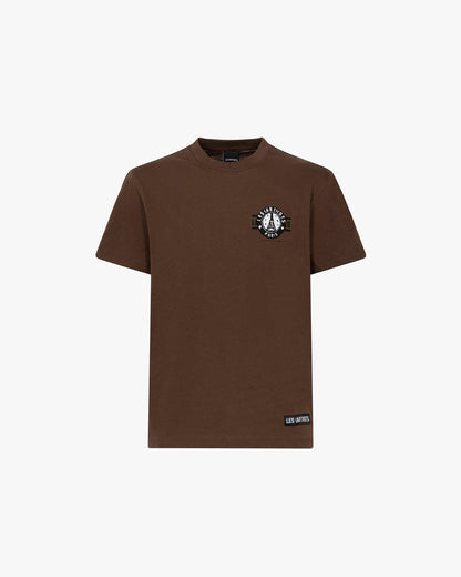 T-shirt m/m logo Paris Marron