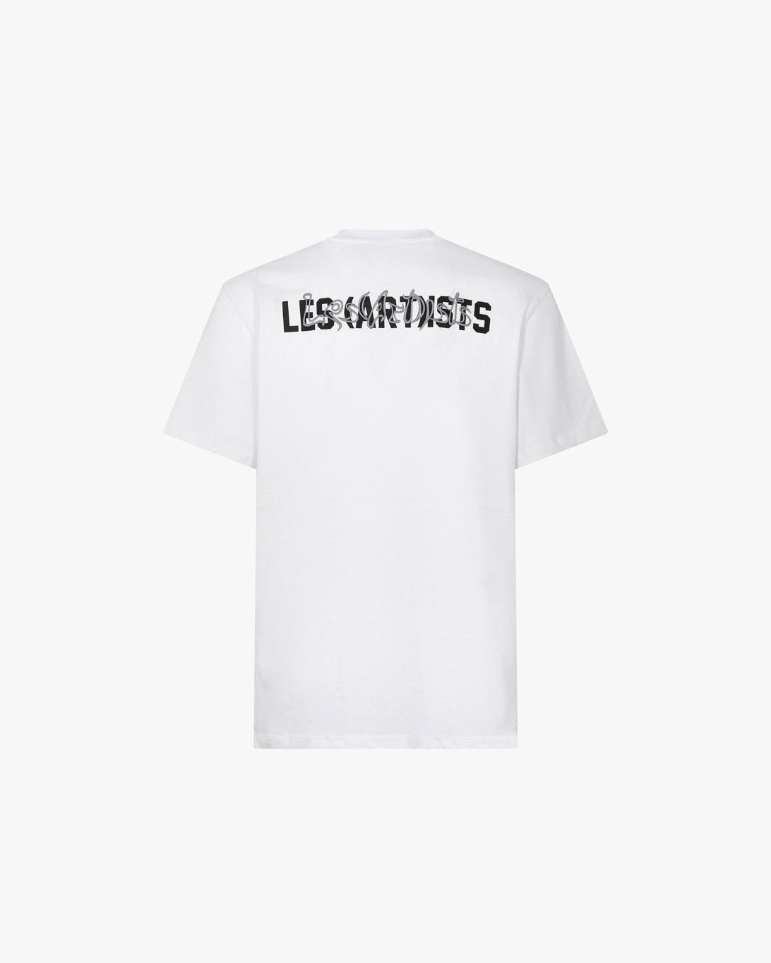 T-shirt m/m logo color Blanche